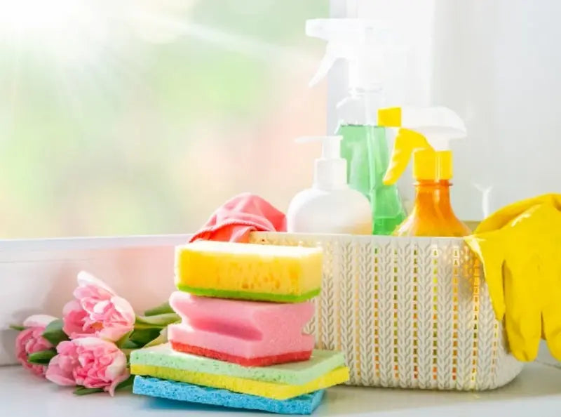 Scented cleaning products including sprays and sponges from Haliwax Melts and Scents