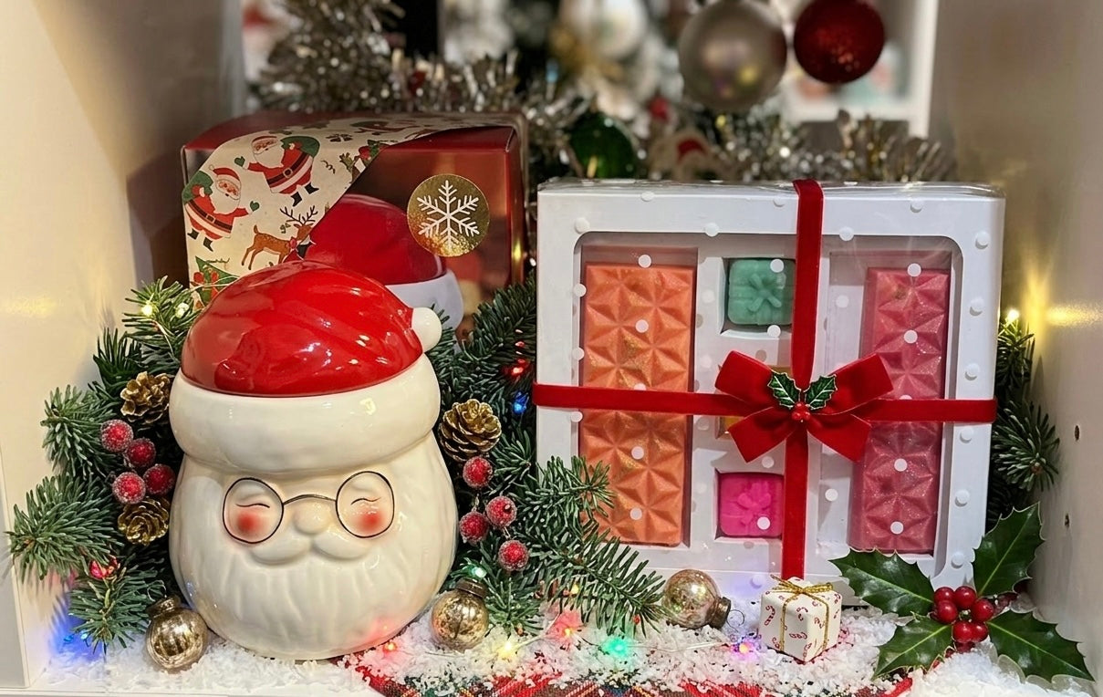 Santa Burner & Wax Melt Gift Set