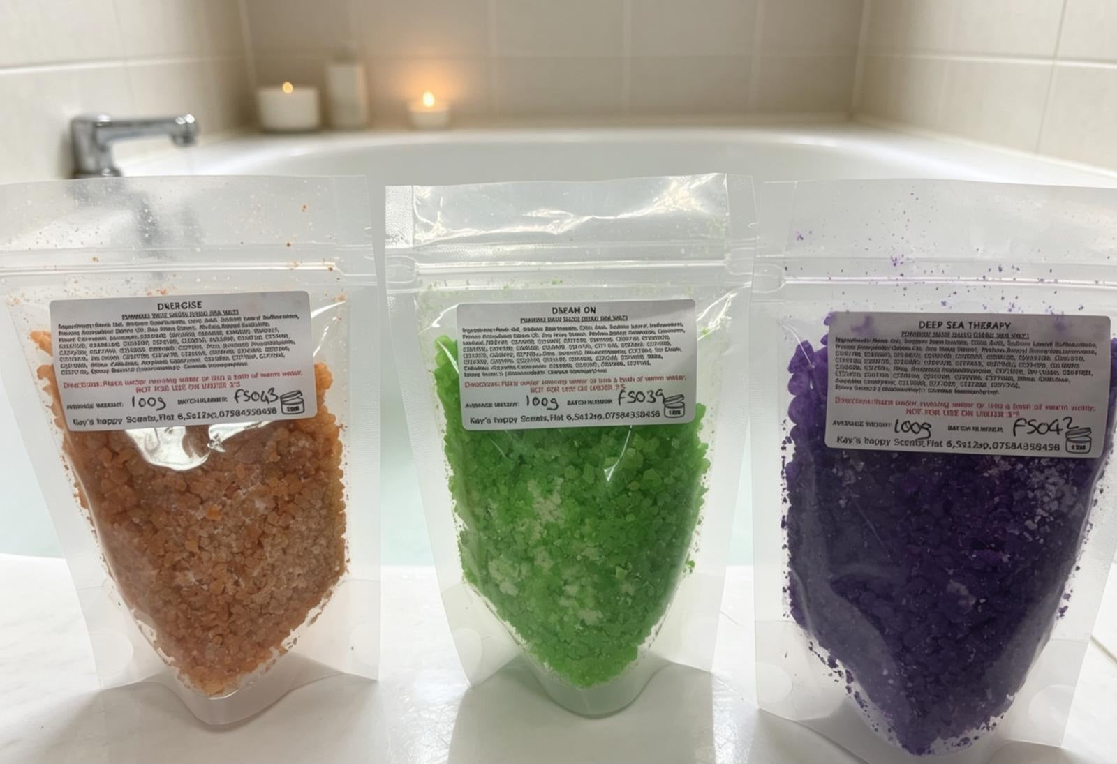 Foaming Bath Salts