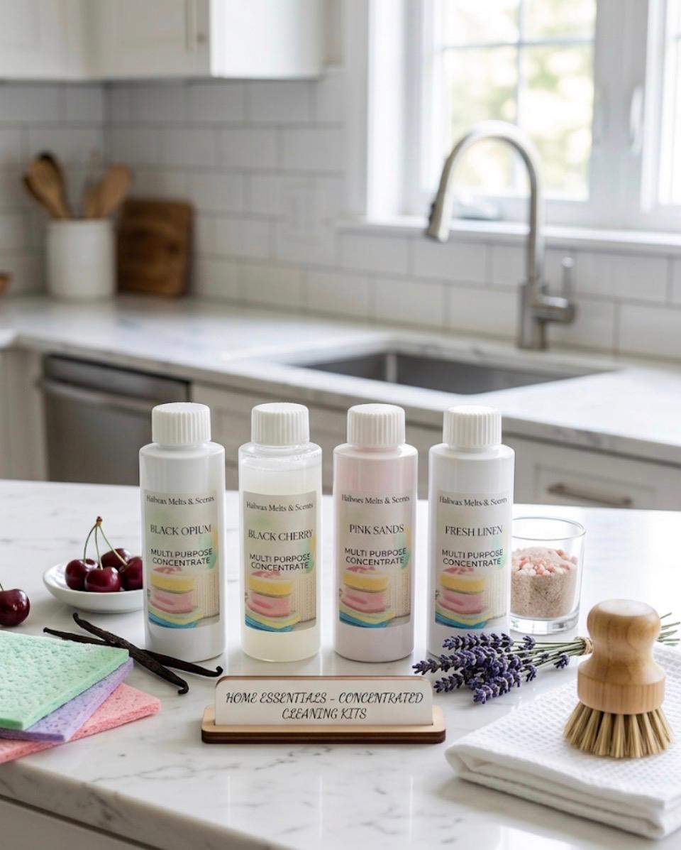 Multi-Purpose Concentrate | Makes 15 Bottles | 4 Scents | Haliwax