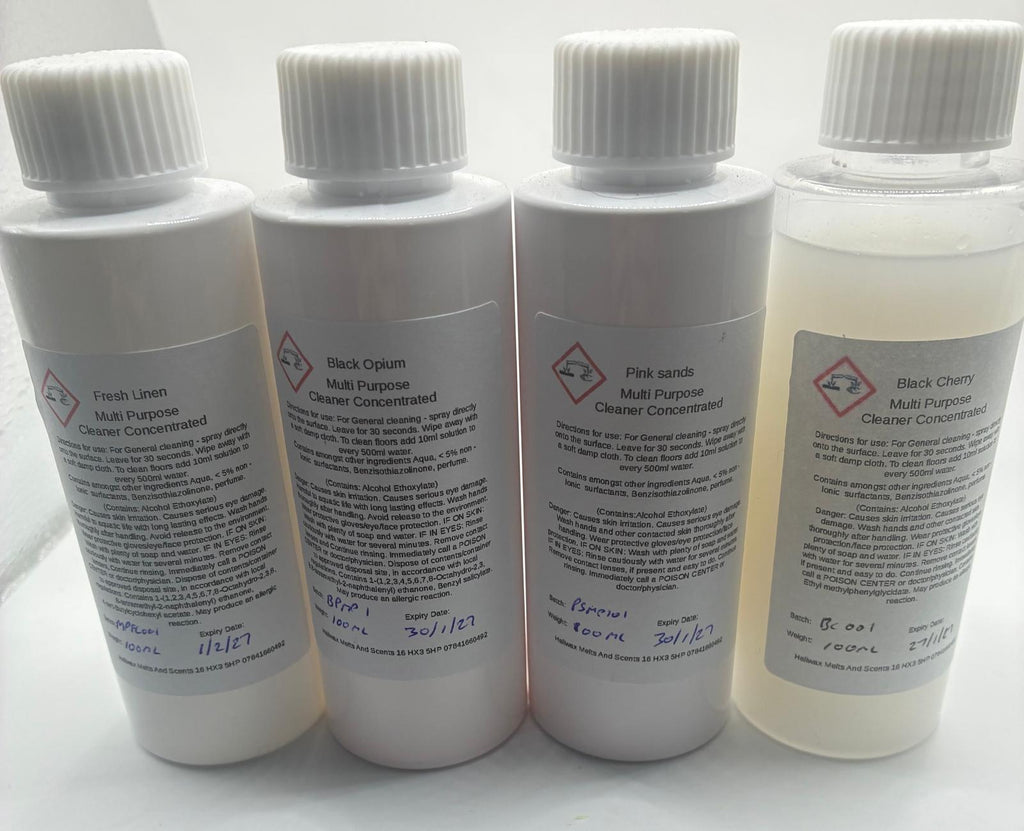 Multi-Purpose Concentrate | Makes 15 Bottles | 4 Scents | Haliwax