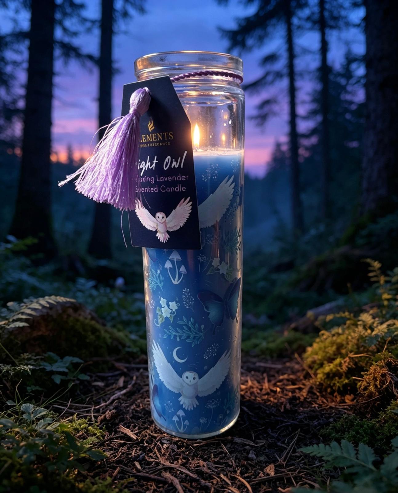 Night Owl Lavender Scented Candle