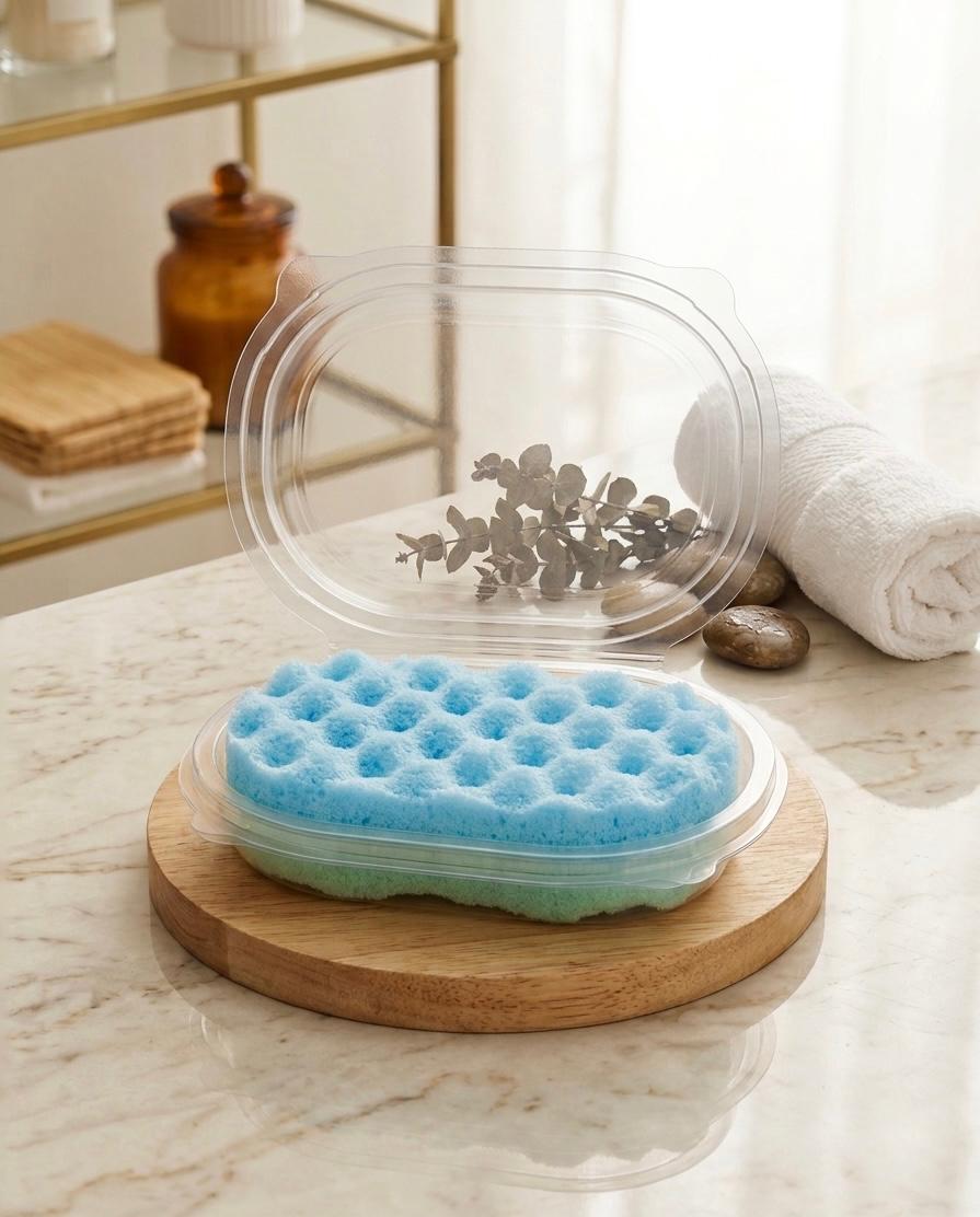 Soap Sponge Clamshell