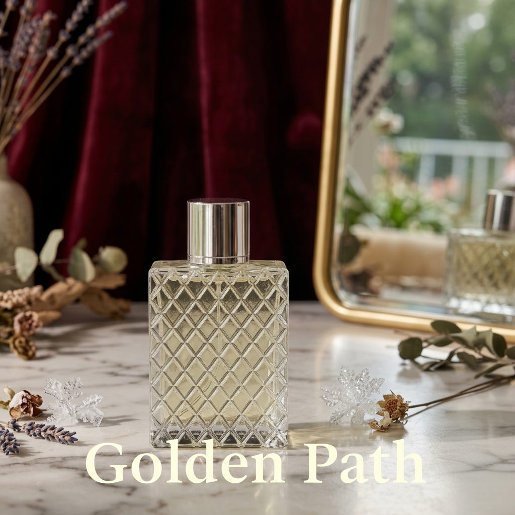 Golden Path women's body fragrance oil by Haliwax