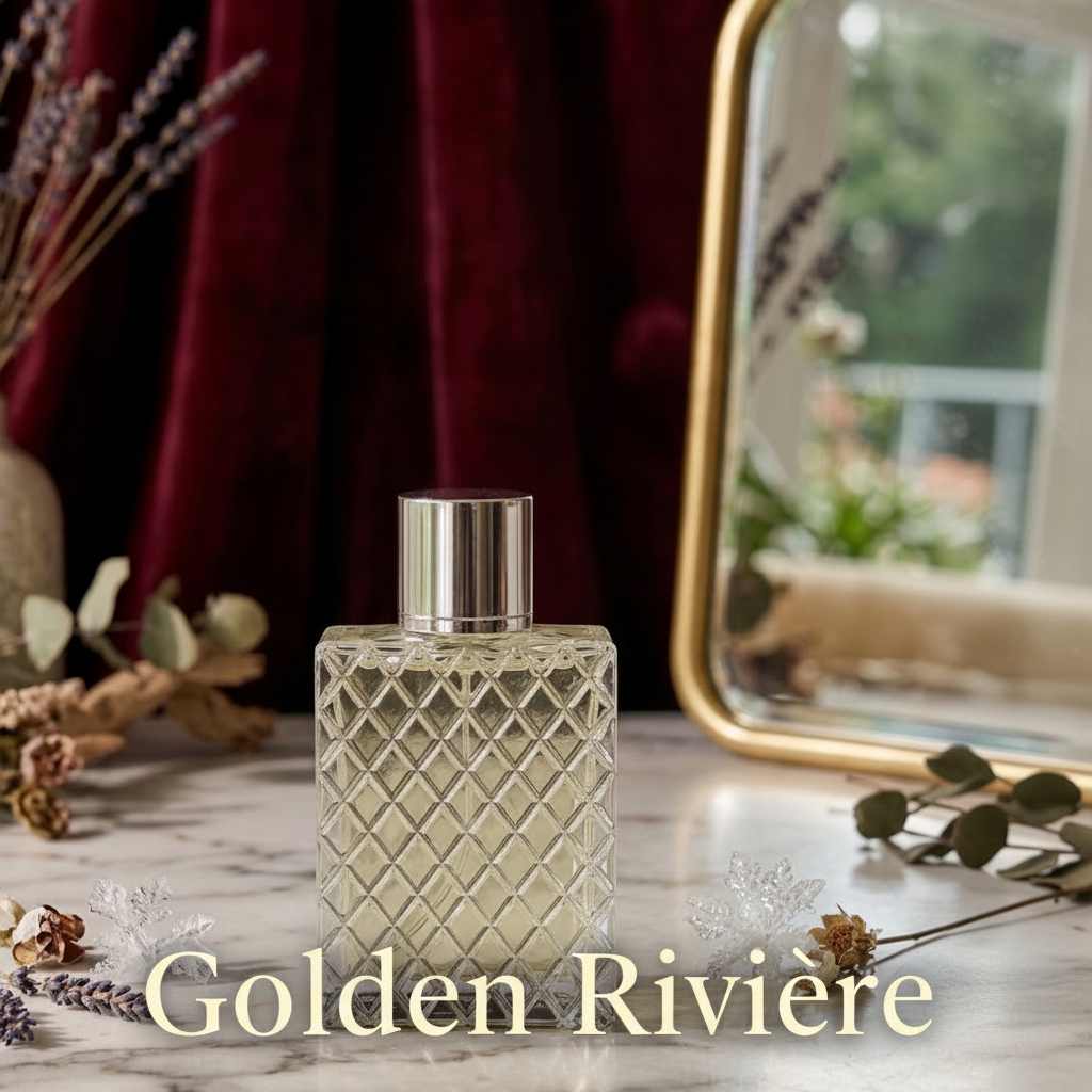 GolGolden Rivière women's body fragrance oil by Haliwax