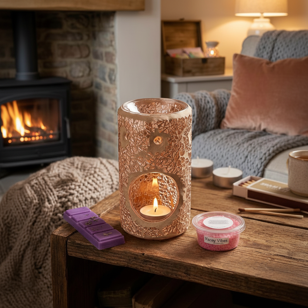 Haliwax Crackle Burner, Wax Melt & Sizzler Bundle