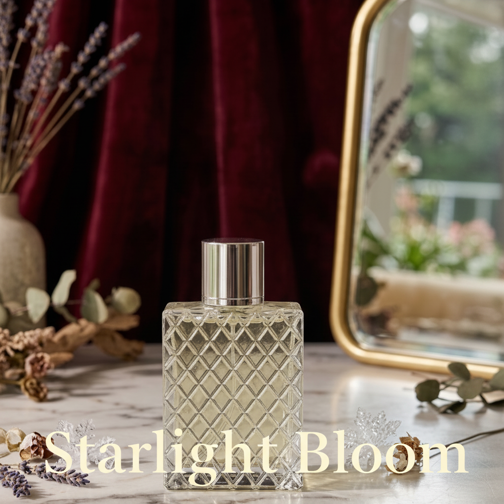 Starlight Bloom women's body fragrance oil by Haliwax