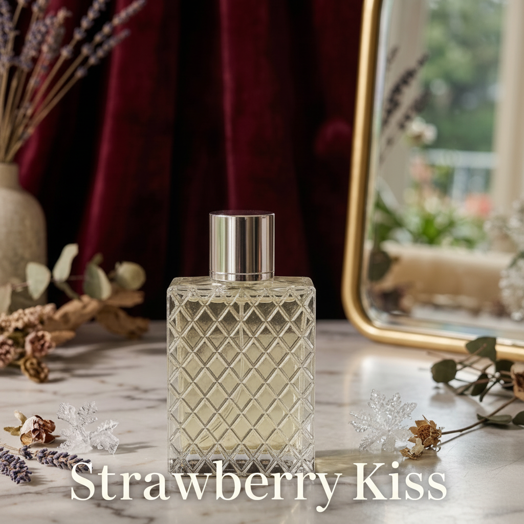 Strawberry Kiss children's body fragrance oil by Haliwax