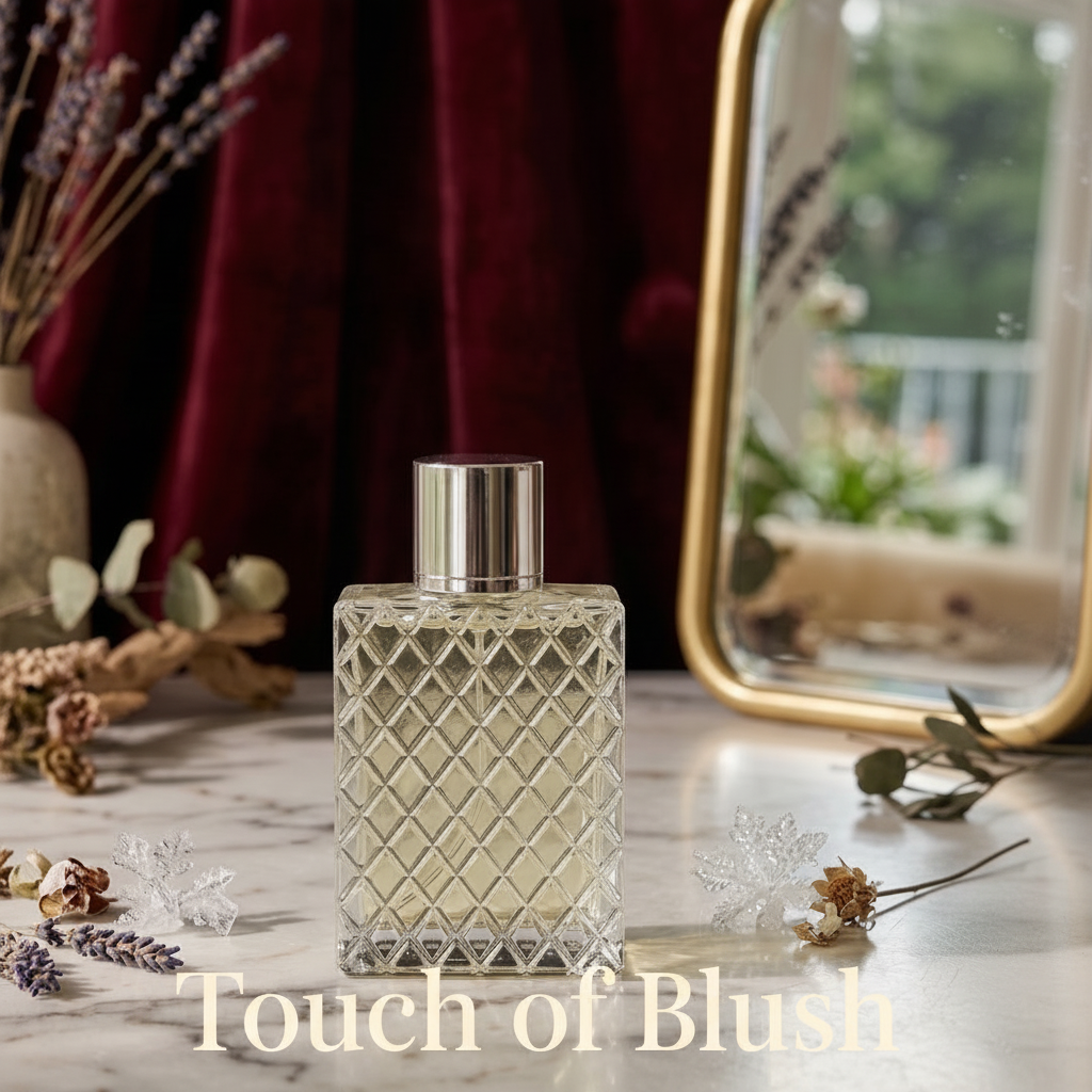 Touch of Blush women's body fragrance oil by Haliwax