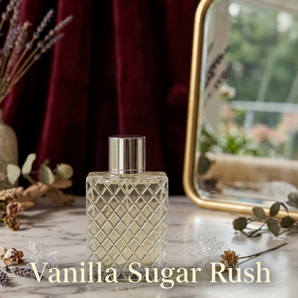 Vanilla Sugar Rush women's body fragrance oil by Haliwax
